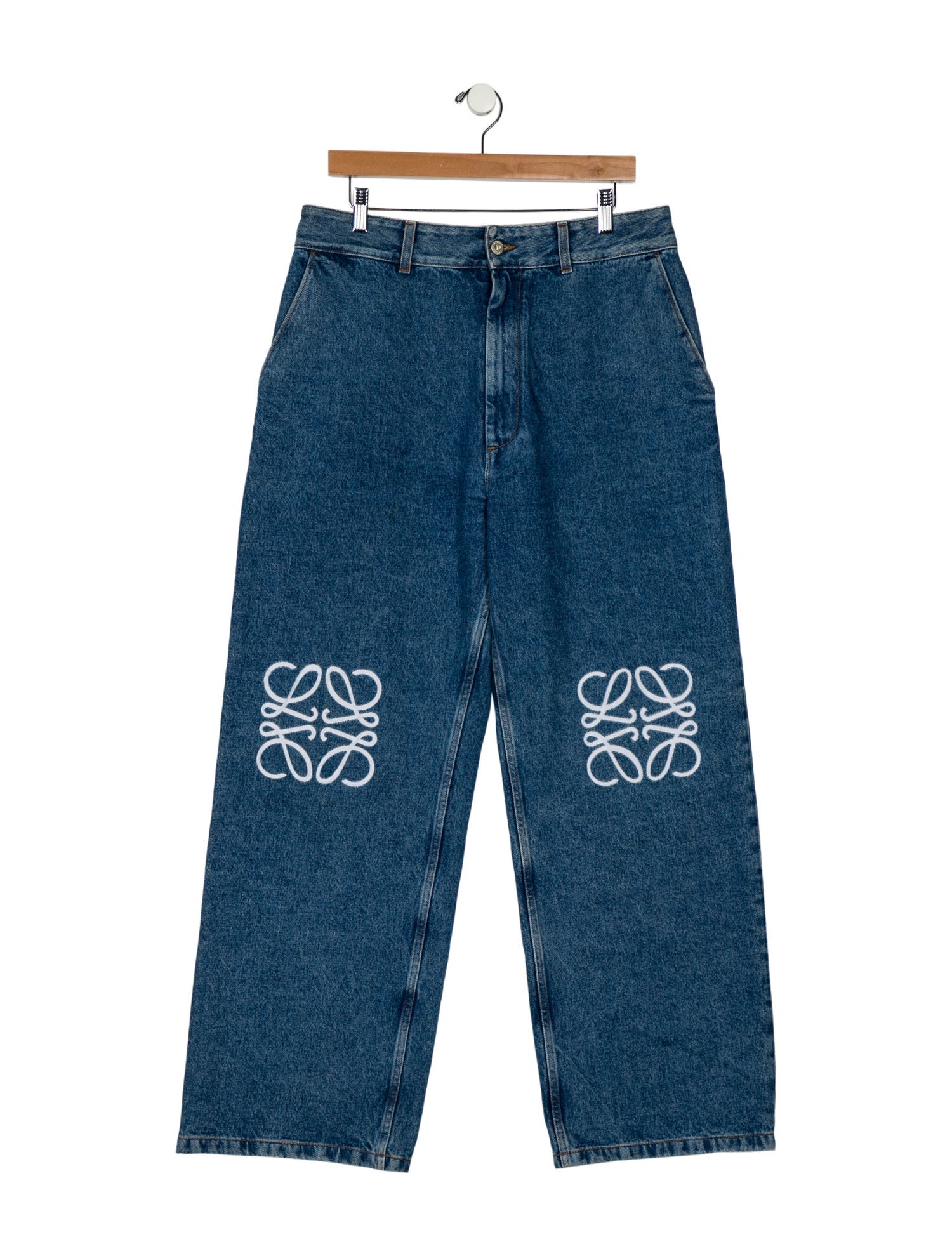 Loewe Anagram Wide Leg Jeans