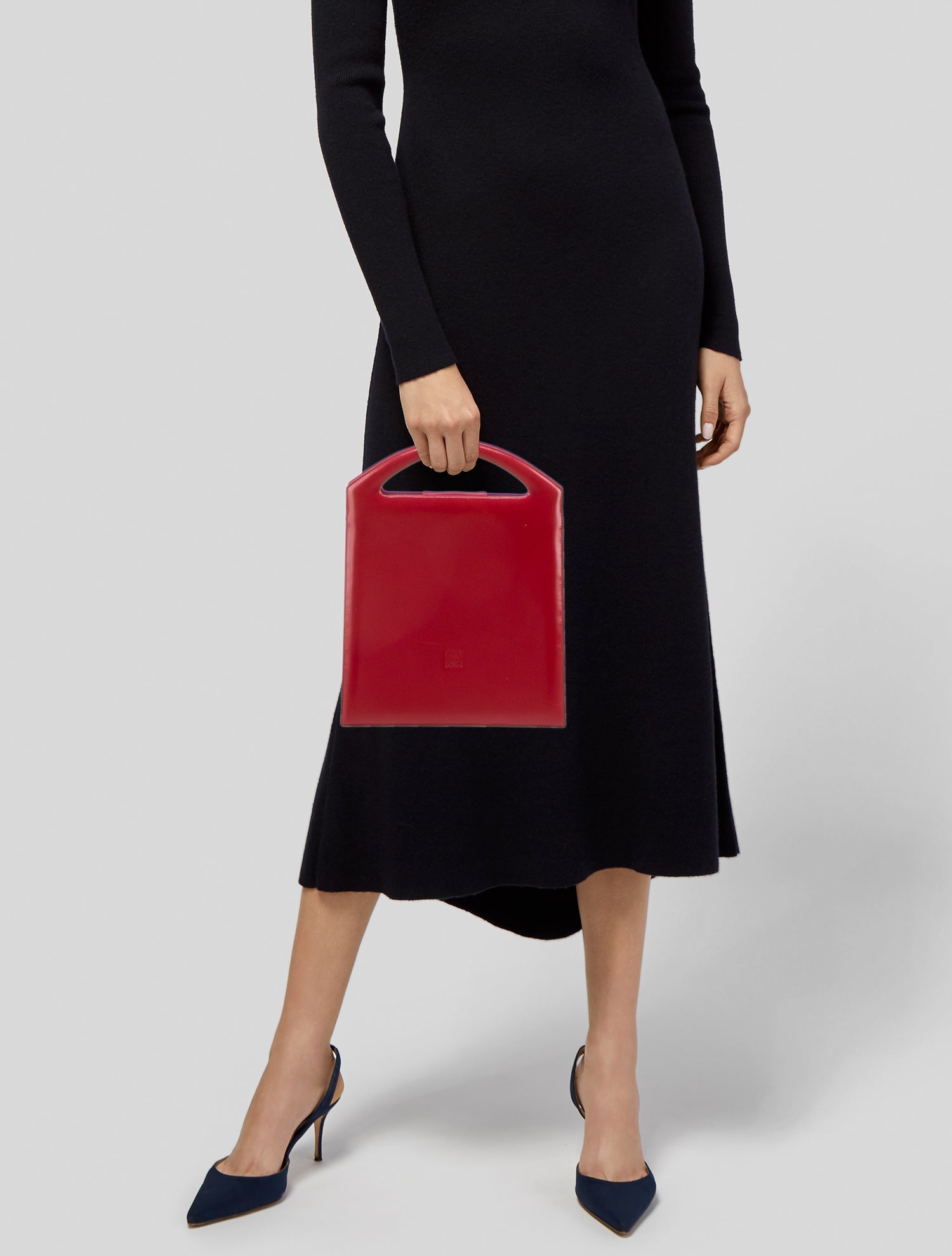 Loewe Leather Top Handle Bag Vintage