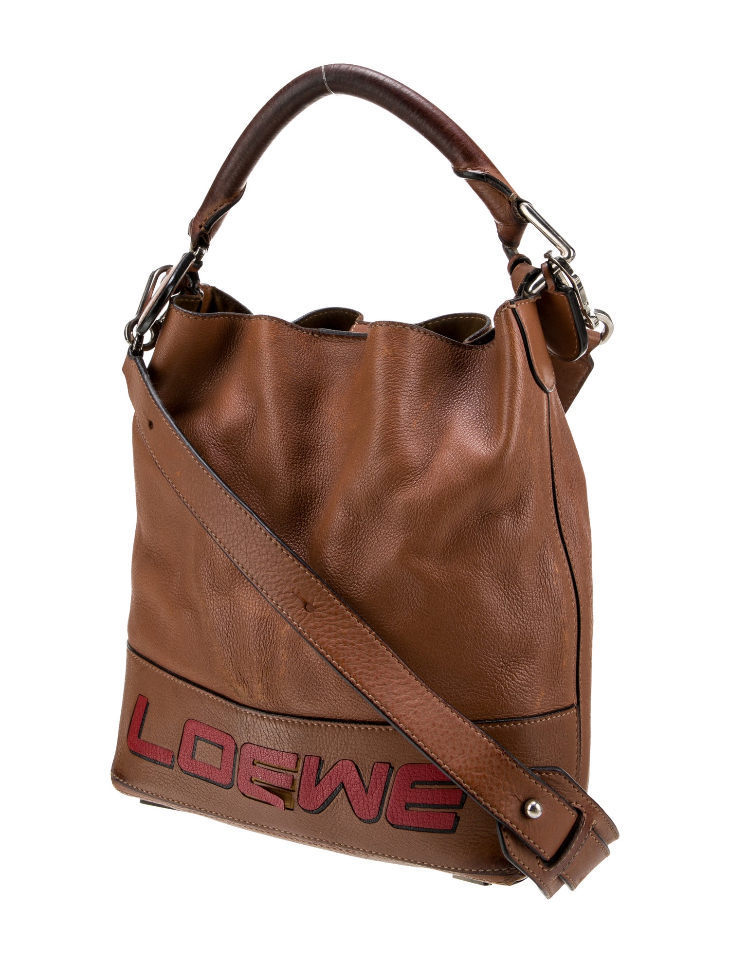 Loewe Leather Top Handle Bag