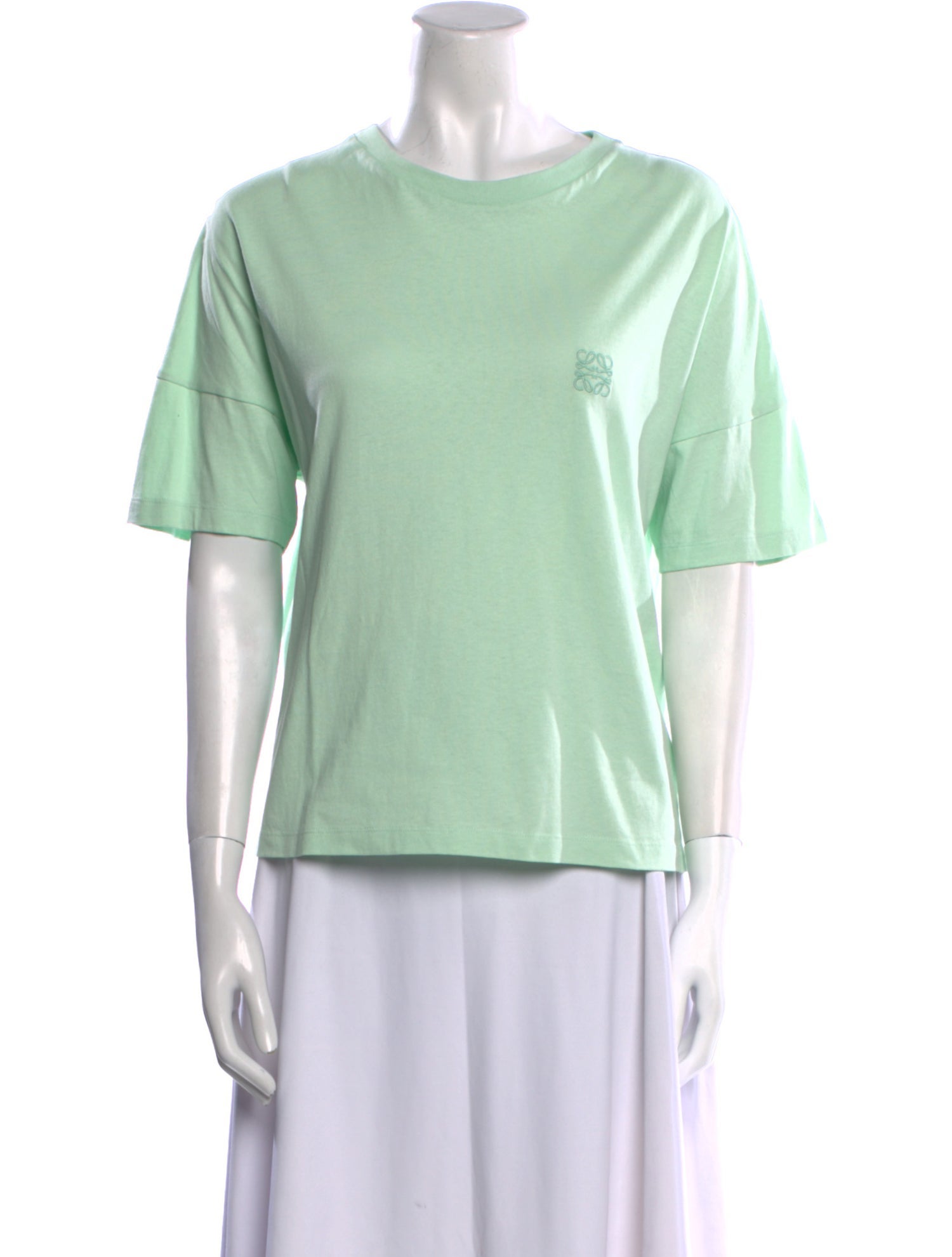 Loewe Scoop Neck Short Sleeve T-Shirt