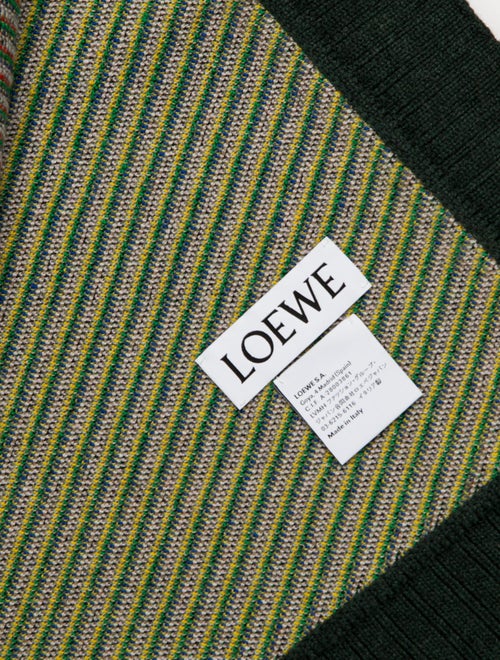 Loewe Wool Knit Throw Blanket