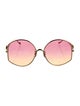 Loewe Oversize Mirrored Sunglasses