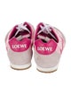 Loewe Suede Colorblock Pattern Sneakers