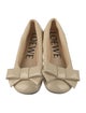 Loewe Leather Bow Accents Ballet Flats