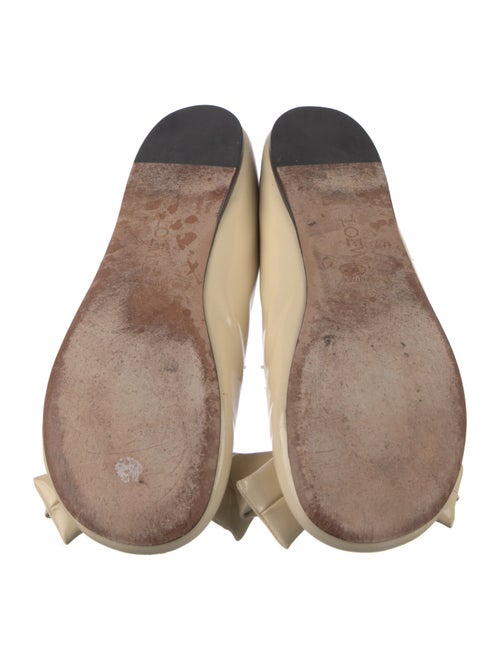 Loewe Leather Bow Accents Ballet Flats