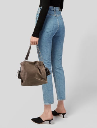 Loewe Leather Messenger Bag