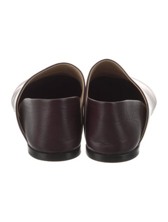 Loewe Leather Cutout Accent Mules