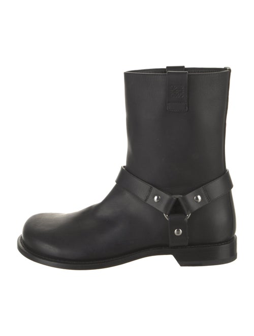 Loewe Leather Chain-Link Accents Boots