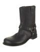 Loewe Leather Chain-Link Accents Boots