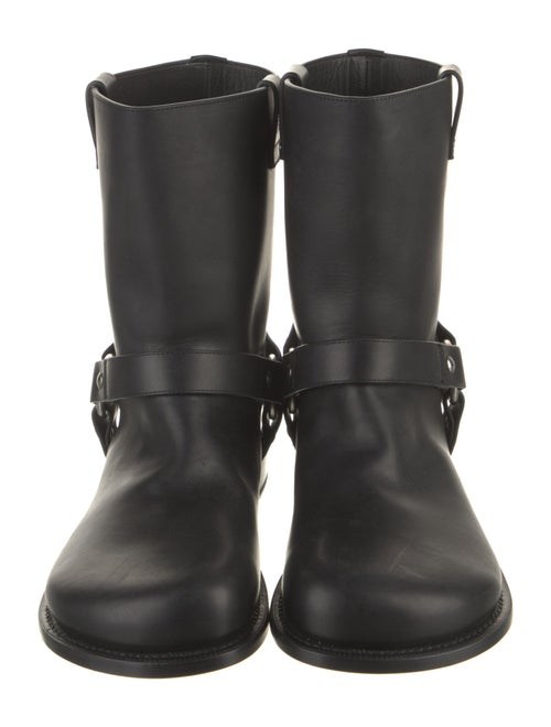 Loewe Leather Chain-Link Accents Boots