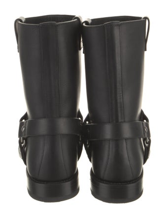 Loewe Leather Chain-Link Accents Boots