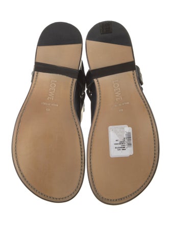 Loewe Leather Chain-Link Accents Boots