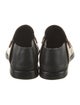 Loewe Leather Colorblock Pattern Loafers