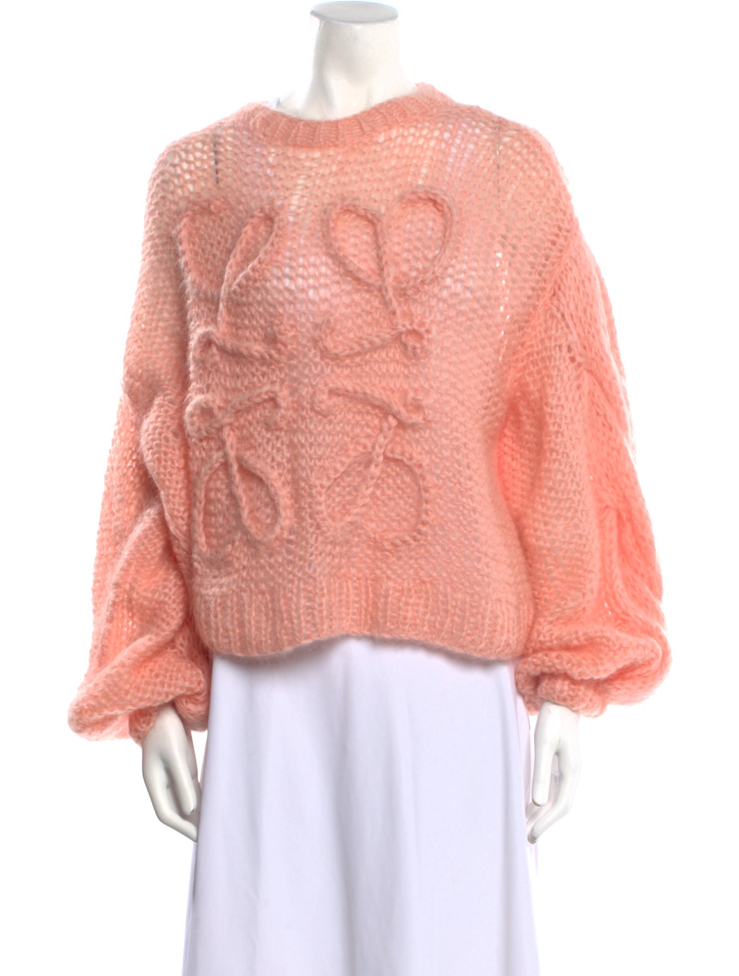 Loewe Mohair Bateau Neckline Sweater