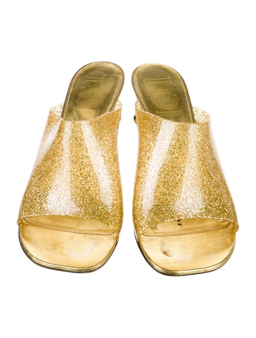 Loewe Rubber Glitter Accents Slides