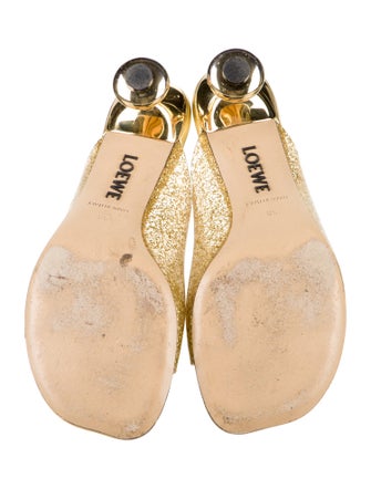 Loewe Rubber Glitter Accents Slides