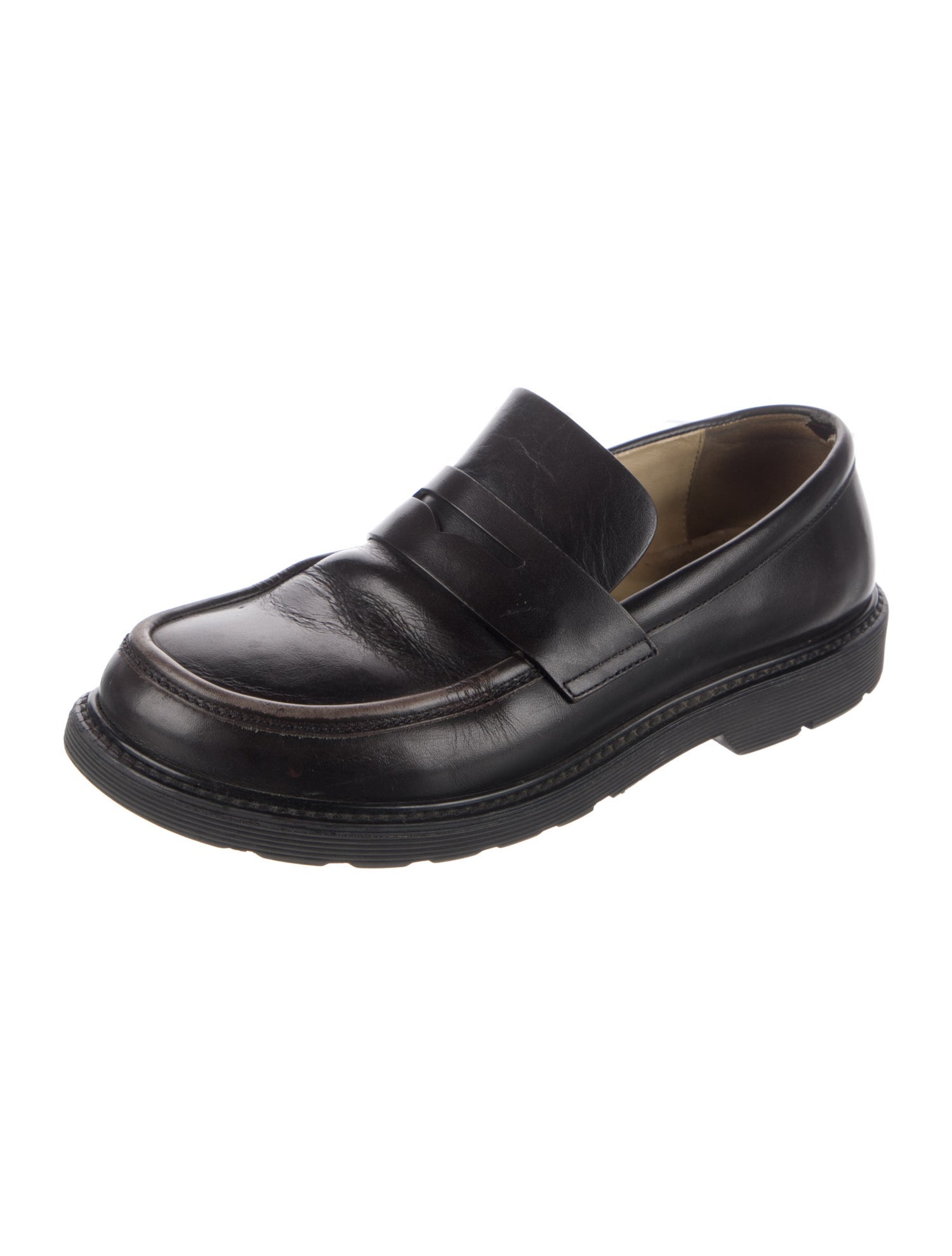 Loewe Leather Loafers