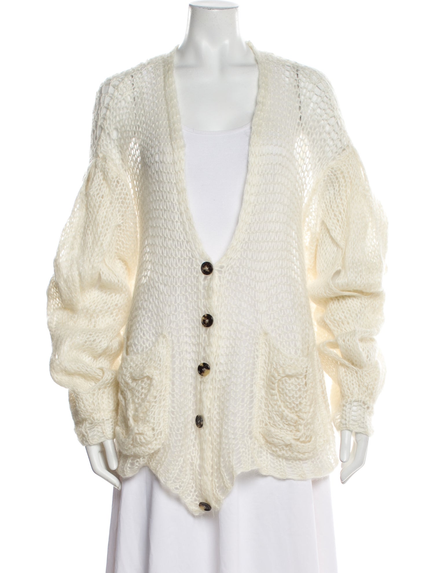 Loewe Mohair V-Neck Sweater