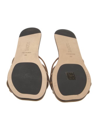 Loewe Leather Slides