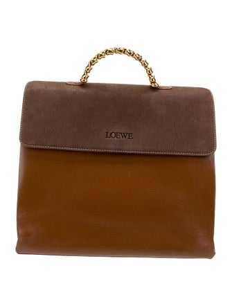 Loewe Leather Top Handle Bag