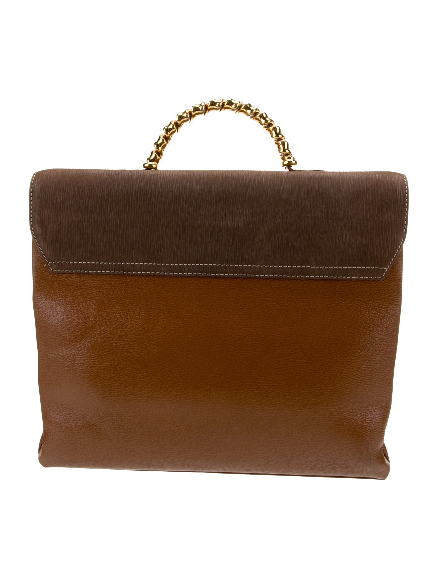 Loewe Leather Top Handle Bag