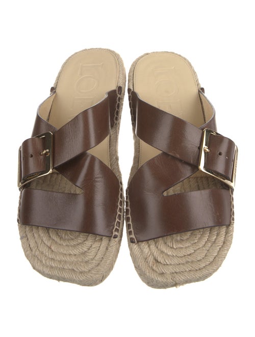 Loewe Leather Espadrilles