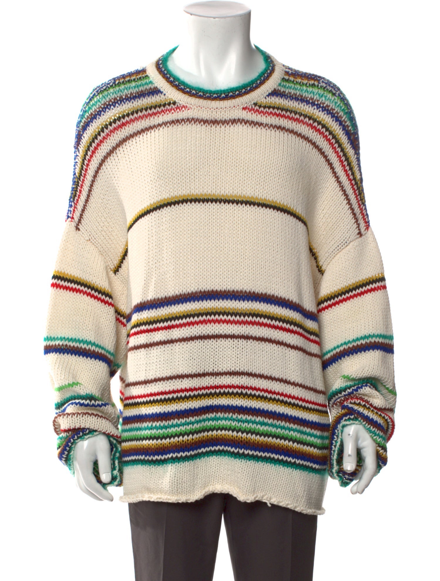 Loewe Striped Crew Neck Pullover