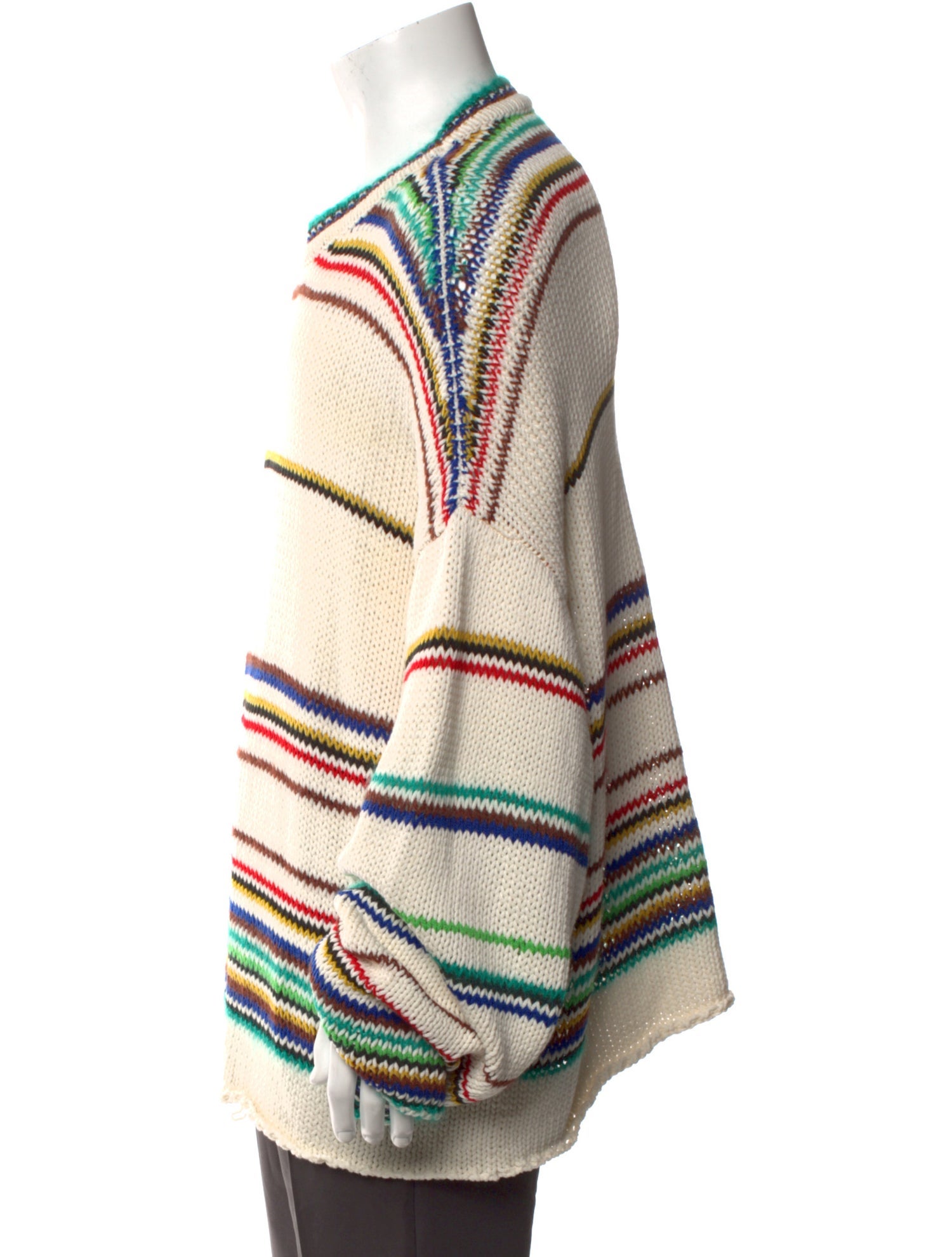 Loewe Striped Crew Neck Pullover