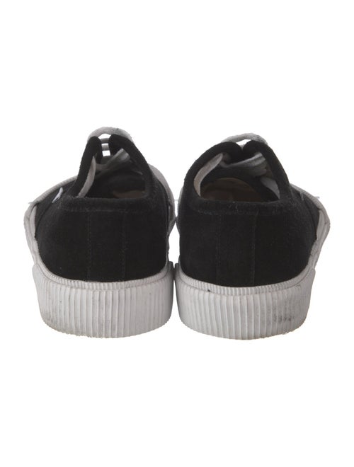 Loewe Canvas Embroidered Accent Sneakers