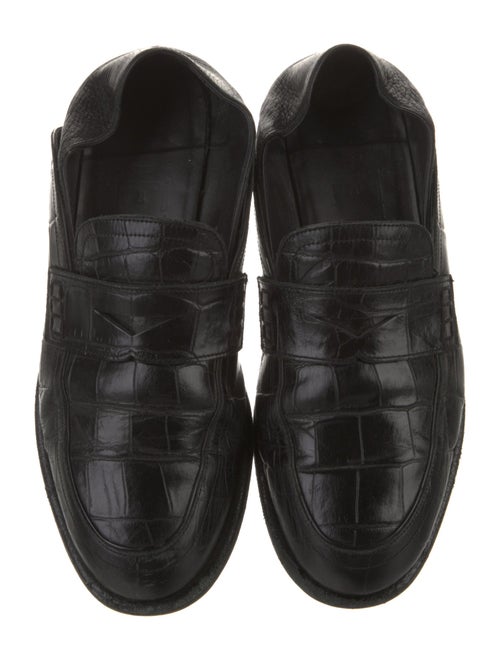 Loewe Embossed Leather Mules