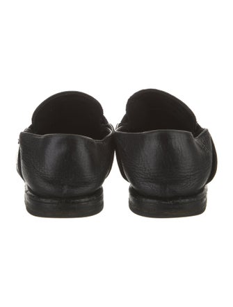 Loewe Embossed Leather Mules