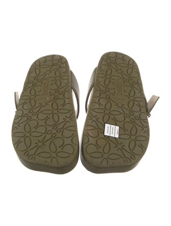 Loewe Leather Slides
