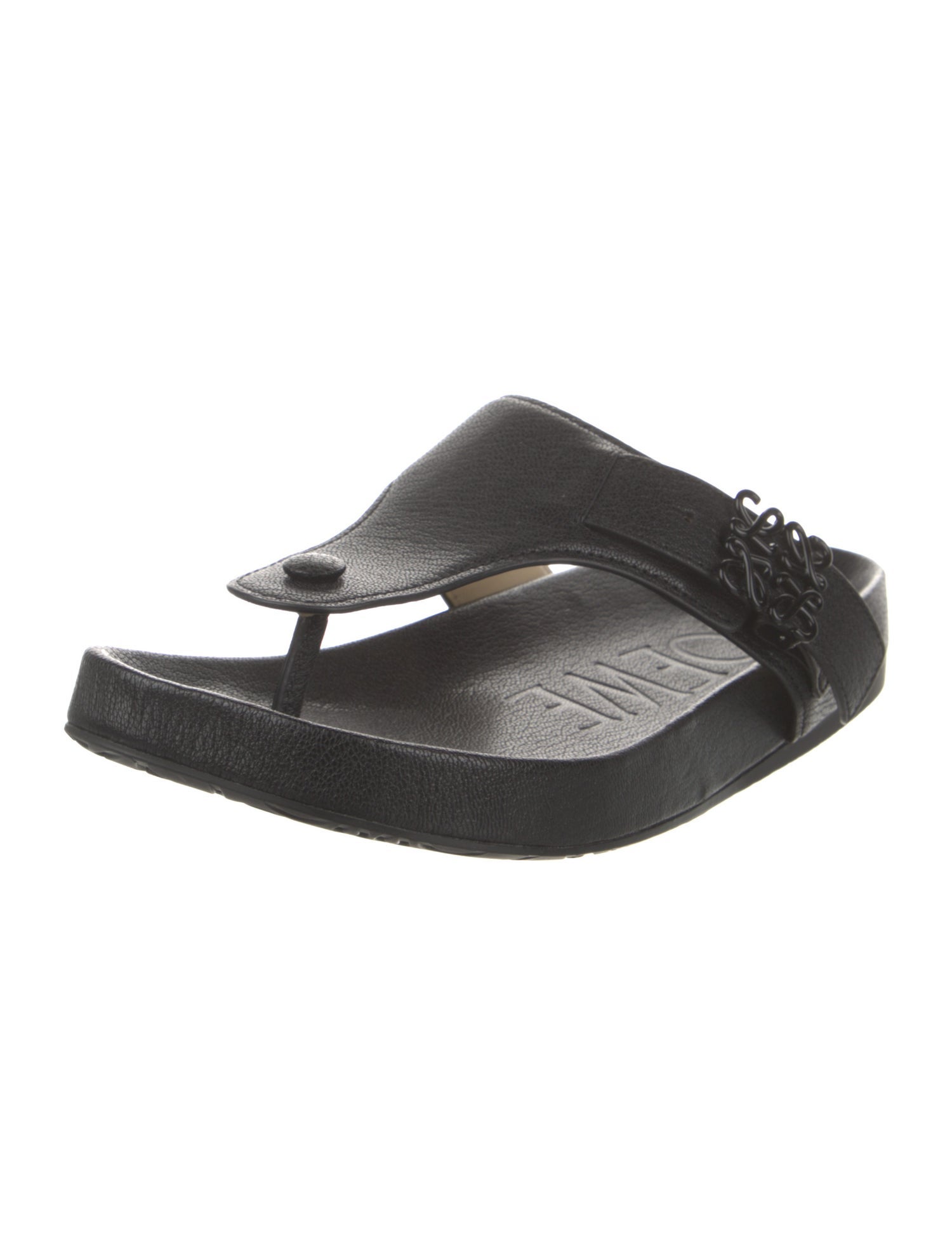 Loewe Leather Slides
