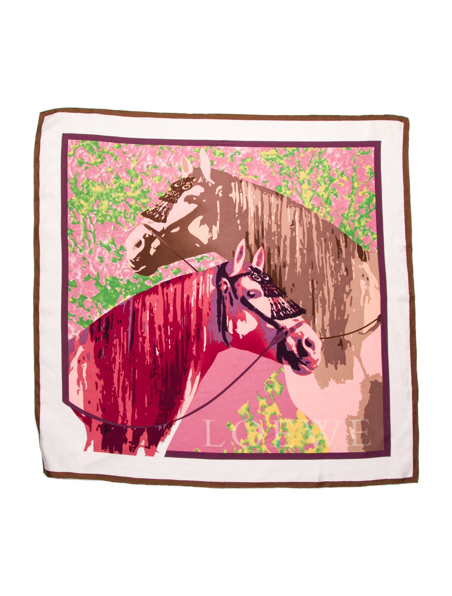 Loewe Obi Wide Waist Belt Silk Scarf
