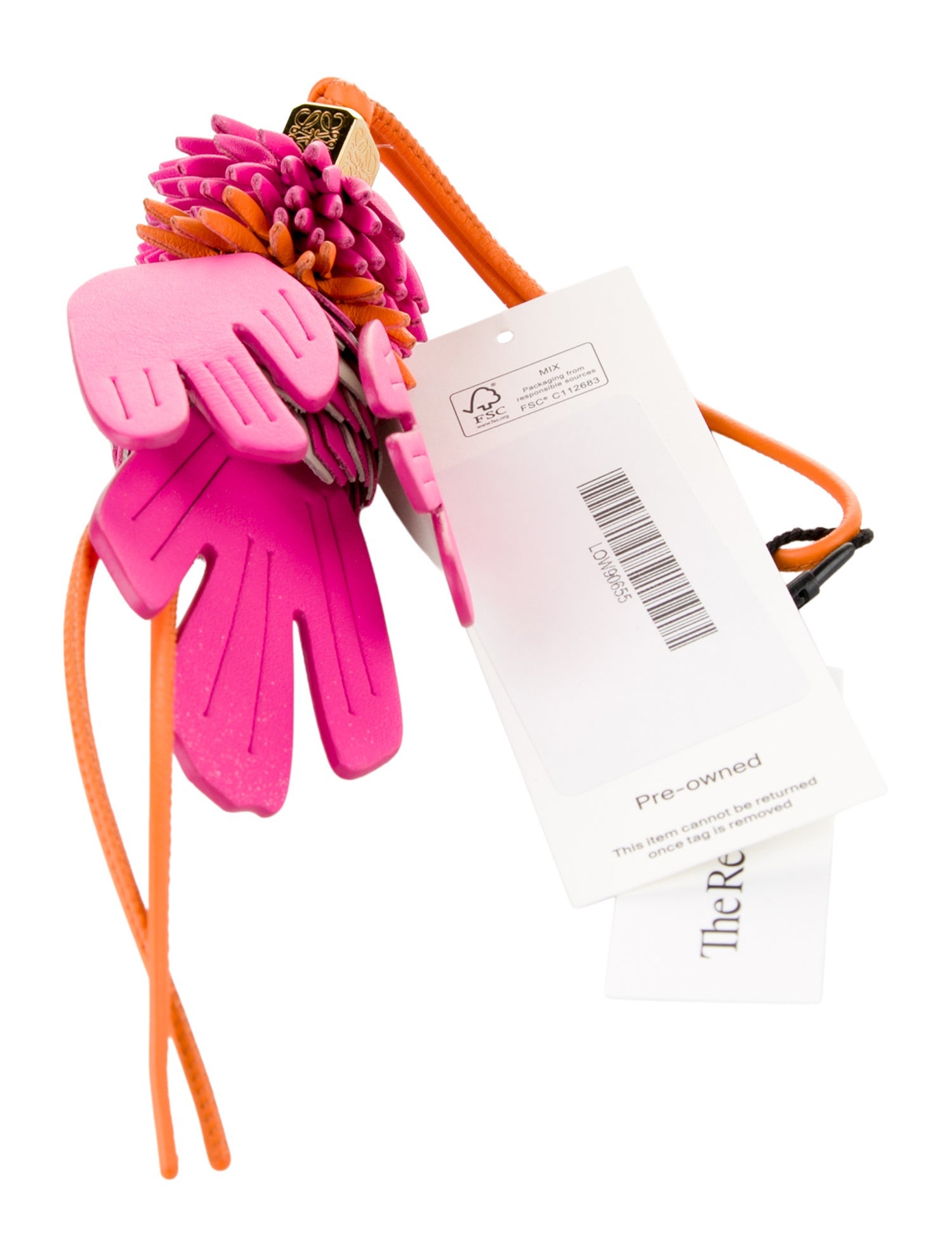 Loewe Paula's Ibiza Leather Exotic Bird Charm