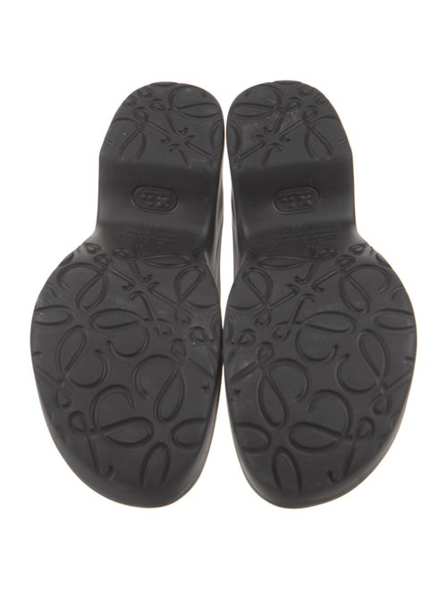 Loewe Rubber Cutout Accent Mules