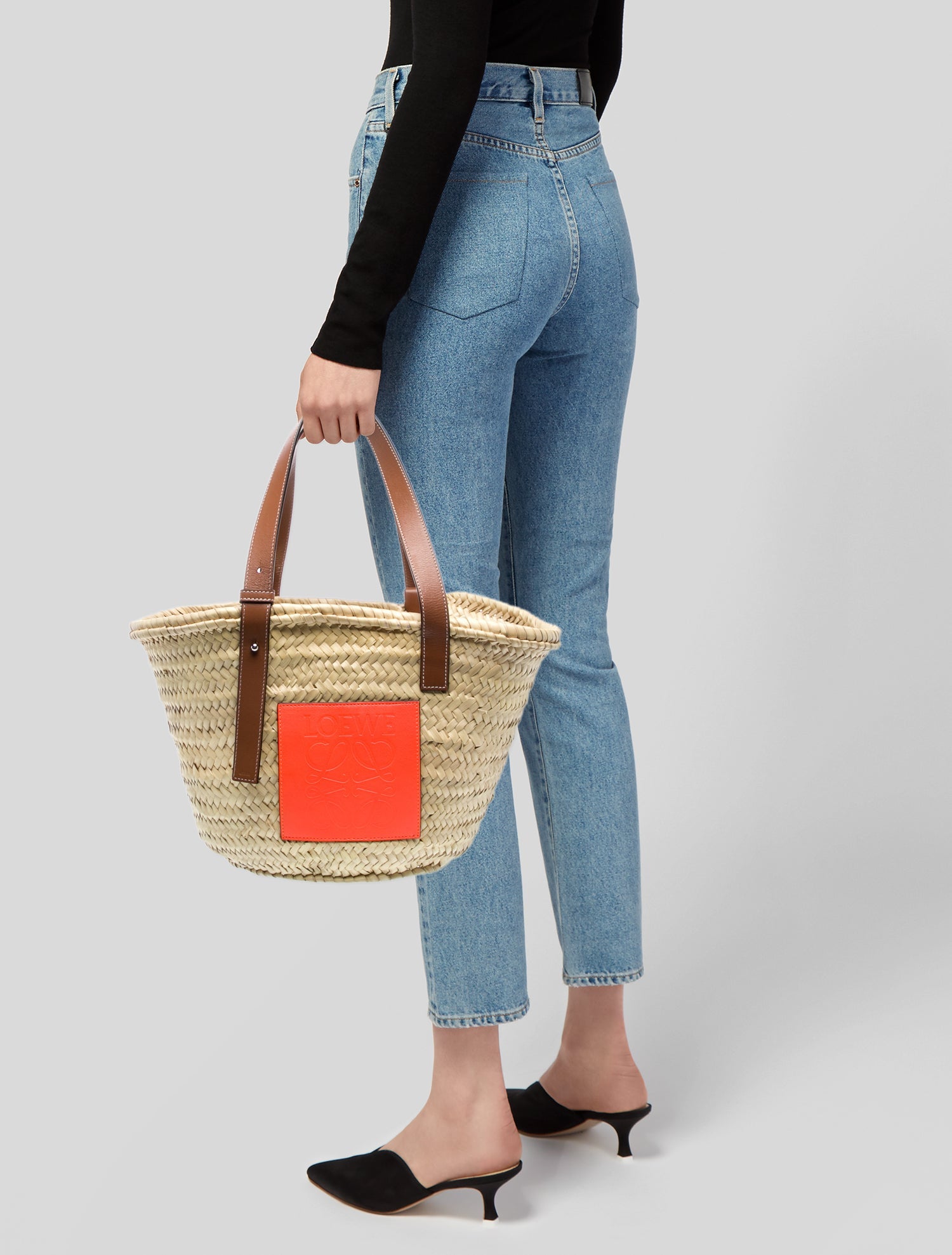 Loewe Raffia Basket