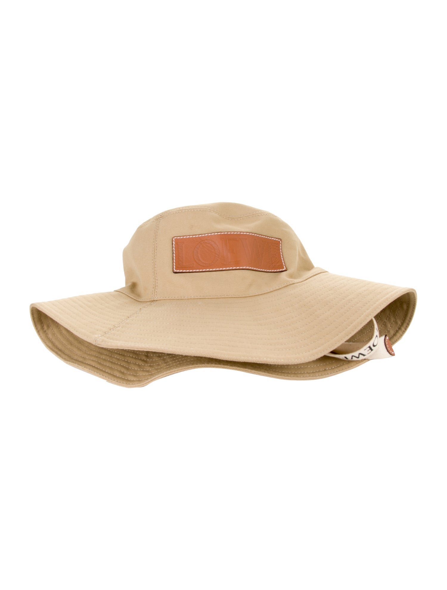 Loewe Paula's Ibiza Leather-Trimmed Bucket Hat