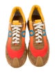 Loewe Suede Camouflage Print Sneakers