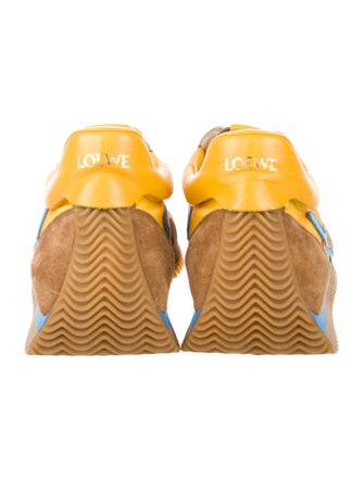 Loewe Suede Camouflage Print Sneakers