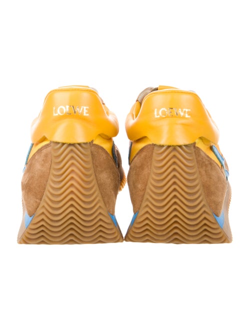 Loewe Suede Camouflage Print Sneakers