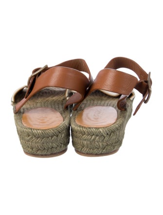 Loewe Canvas Colorblock Pattern Espadrilles