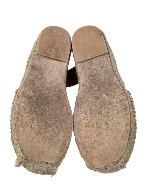 Loewe Canvas Colorblock Pattern Espadrilles