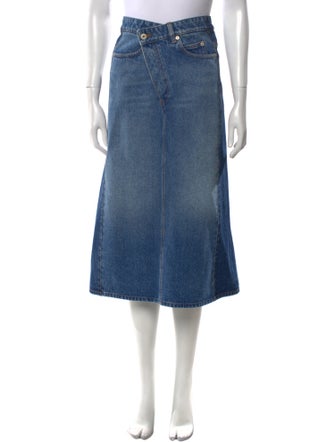 Loewe Cutout Accent Midi Length Skirt