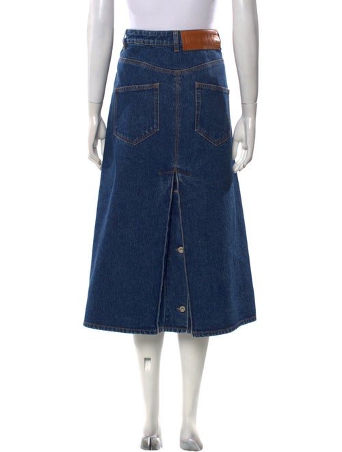 Loewe Cutout Accent Midi Length Skirt