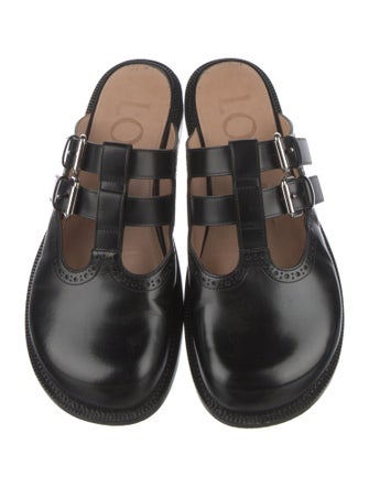 Loewe Leather Lasercut Accents Mules