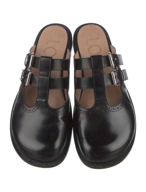 Loewe Leather Lasercut Accents Mules
