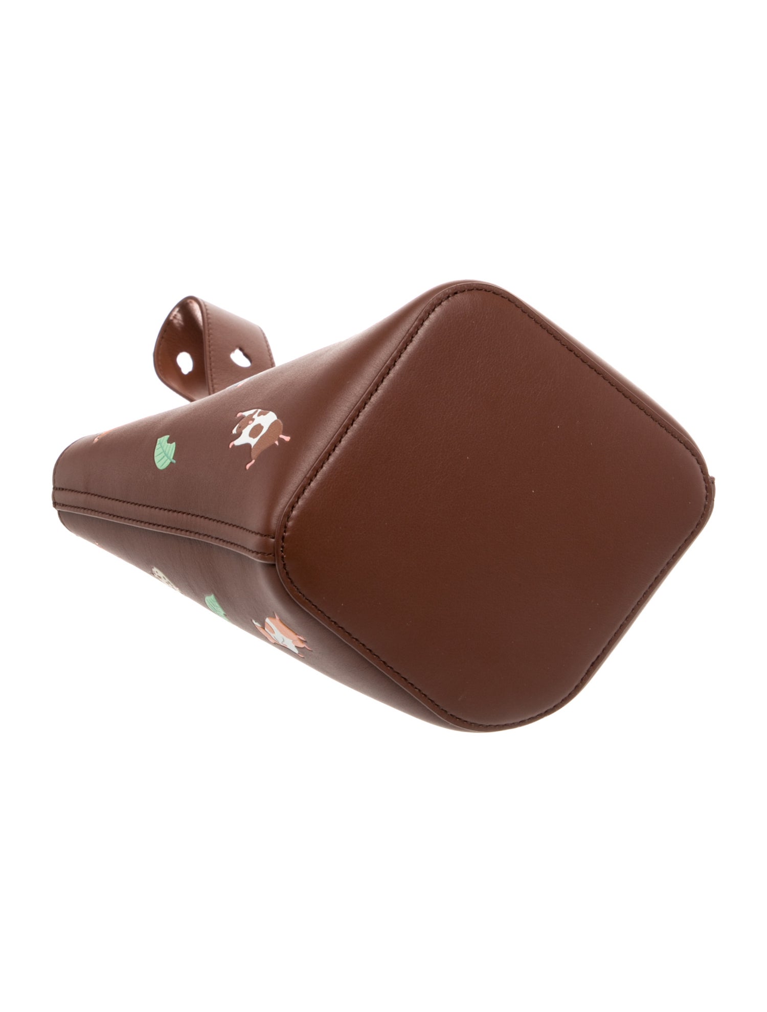 Loewe x Suna Fujita Leather Hamster Pebble Mini 2024 - Brown