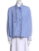 Loewe 2020 Striped Button-Up Top