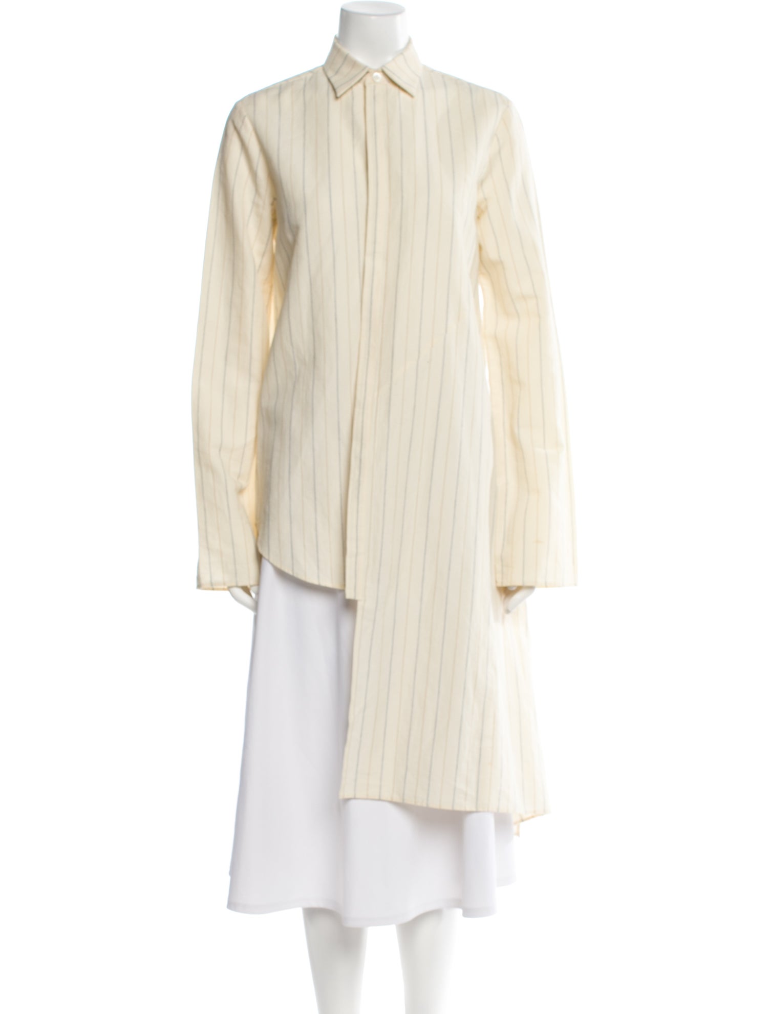 Loewe Asymmetrical Knot Striped Tunic